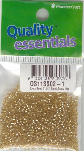 Czech Seed 11/0 SLS Lined Topaz 10g