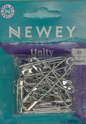 Safety Pins 45 Assorted