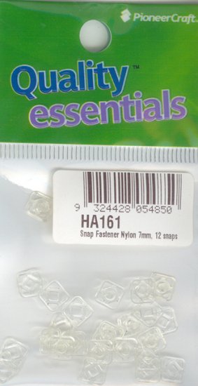 (image for) Snap Fastener Nylon 7mm, 12 snaps