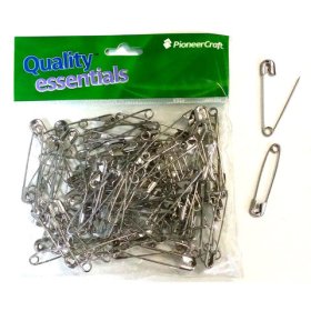 Safety Pins 45mm Nickel