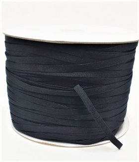 Knitted Elastic 6mm Black Full Roll 320m