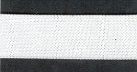 Knitted Elastic 25mm White