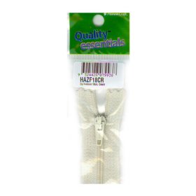 Zip Fasteners 18cm, Cream Zip Fasteners 18cm, Cream