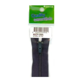 Zip Fasteners 18cm, Navy Zip Fasteners 18cm, Navy