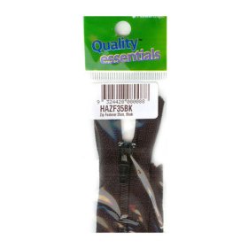 Zip Fastener, 35cm, Black Zip Fastener, 35cm, Black