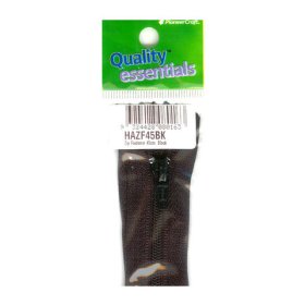 Zip Fastener, 45cm, Black Zip Fastener, 45cm, Black