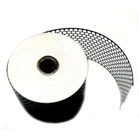 Honeycomb Sequin Ribbon 85mm wide, 45m roll; Black