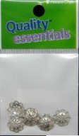 (image for) Bead Cap 13mm Silver