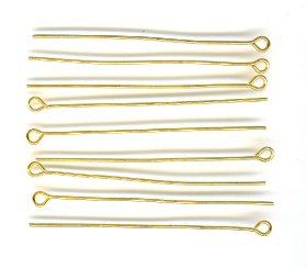 Eye Pin 50mm Gold 100g