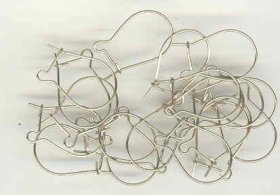 Ear Wire 15mm Nickel 100p