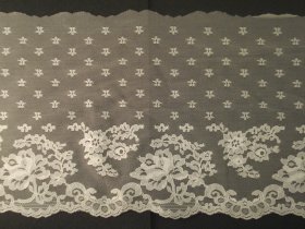 21cm Flat Lace 2456 Cream price per mt