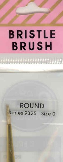 (image for) Crafters Choice White Bristle Round 0