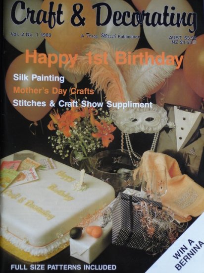 (image for) Craft & Decorating 1989 Volume 2 No1