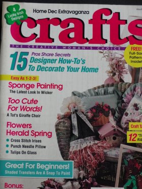 Crafts March 1991 Home Dec