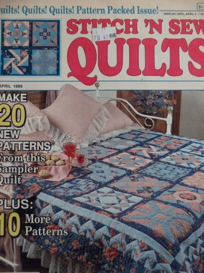 (image for) Stitch \'N Sew Quilts April 1989