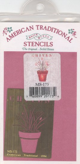 (image for) American Traditional Stencils, Chives