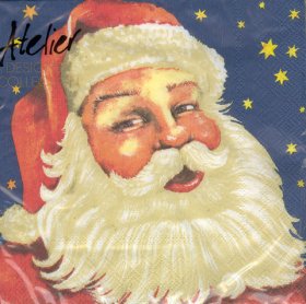 DecoArt Decor Napkin Santa