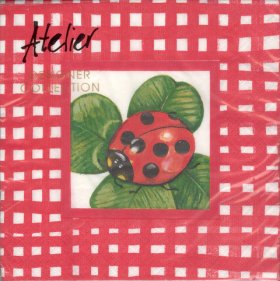 DecoArt Decor Napkin Ladybug