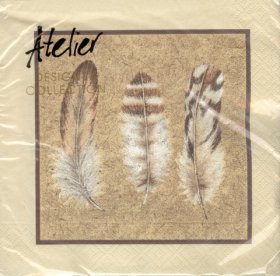 DecoArt Decor Napkin Feathers DecoArt Decor Napkin Feathers