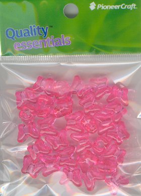 Butterfly Transparent Pink 25grams