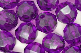 10mm Facet Tr Dark Amethyst 250g