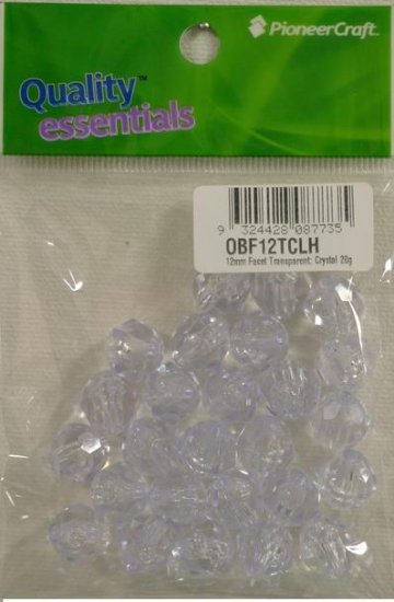 (image for) 12mm Facet Tr Crystal 20g