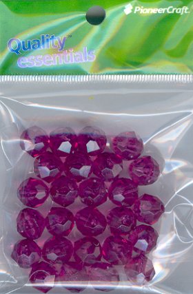 12mm Facet Mauve 25grams