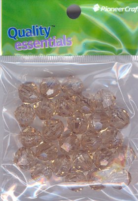 12mm Facet Ginger 25grams