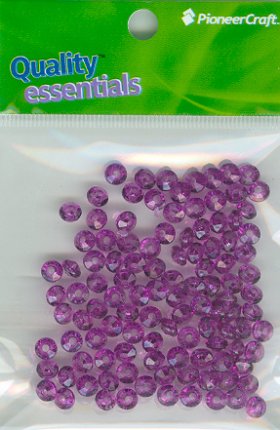 Rondelle Tr Dark Amethyst 25grams