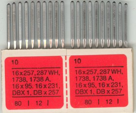 Overlocking Needles 80/12 (Pkt 10)