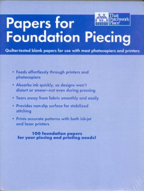 Papers for Foundation Piecing