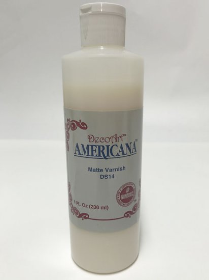 (image for) DecoArt Matte Varnish 8oz