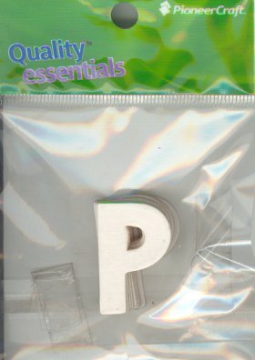 Set Small Alphabet (P)10 pack. Size 33x22mm