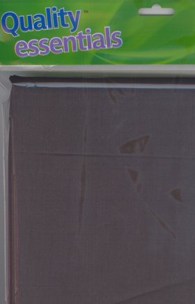 Polycotton Poplin, Black (112cmsx 1.5m)