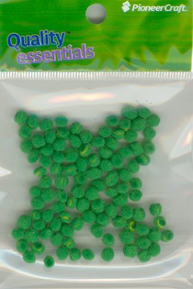 Pom Poms 5mm 100p; Kelly Pom Poms 5mm 100p; Kelly