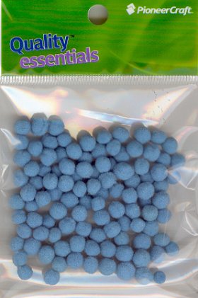 PomPoms 7mm; Light Blue