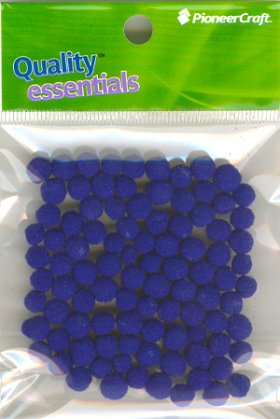Pom Poms 7mm; Royal