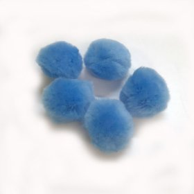 PomPoms 38mm; Lt Blue