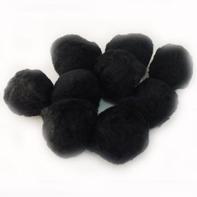 Pom Poms 50mm; Black