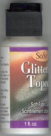 (image for) DecoArt SoSoft Glittering Topcoat 1oz