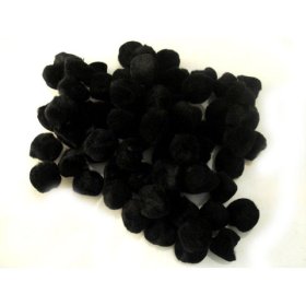 PomPoms 25mm; Black