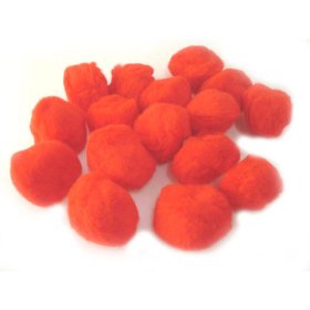 PomPoms 50mm; Red