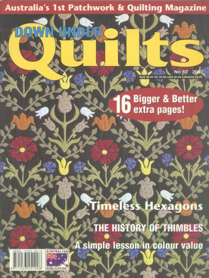 (image for) Down Under Quilts 2002 No 62