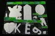 (image for) Set Small Alphabet (Q)10 pack. Size 33x30mm