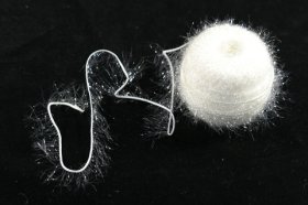 Fairy Sparkle Fibre White (Ball approx 100-120 grams)