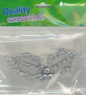 Sequin Silver Holly Leaves Sequin Silver Holly Leaves