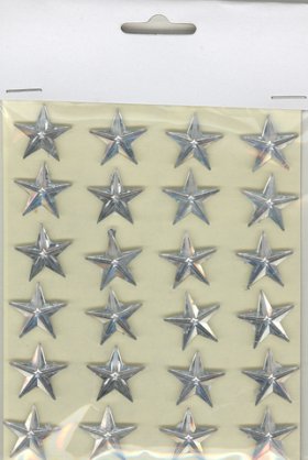 Adesive Acrylic Crystal Stars