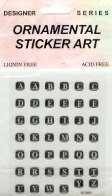 (image for) Set Small Alphabet (S)10 pack. Size 33x20mm