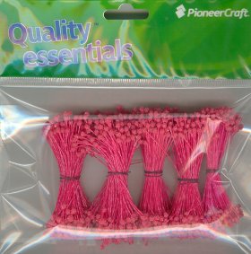 Stamens Beaded Two Tone Red 10 gross per pkt