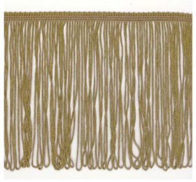 150mm Fringe Loop Olive